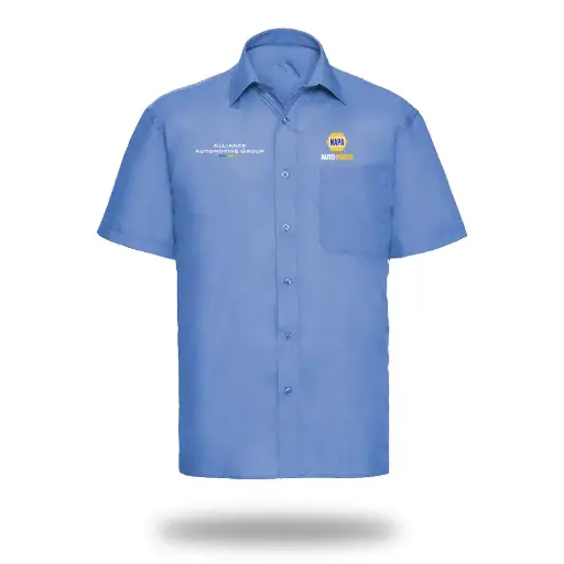 NAP Men's Short Sleeve Tailored Shirt